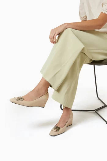 Georgia 55 Wedges in Leather