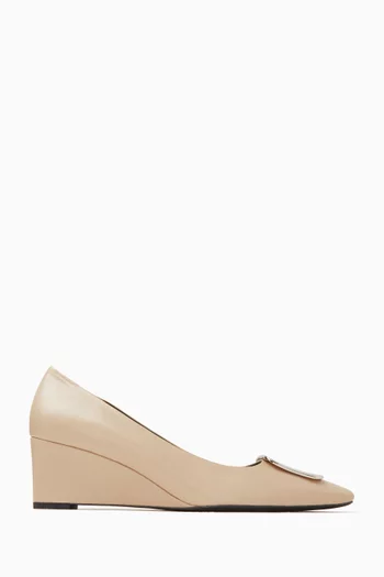 Georgia 55 Wedges in Leather