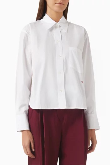Crop Shirt in Organic Cotton