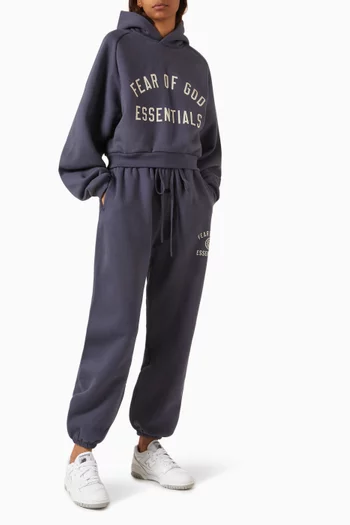Logo Sweatpants in Cotton Fleece