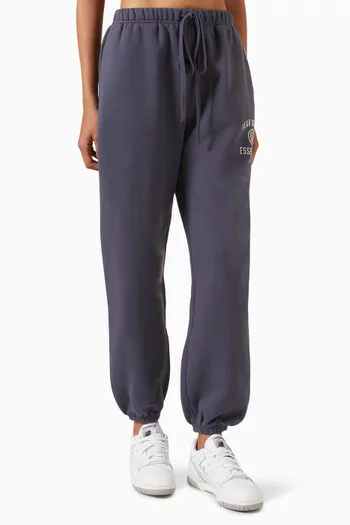 Logo Sweatpants in Cotton Fleece