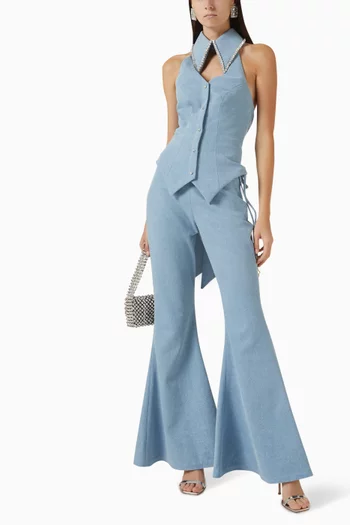 Flared Pants in Denim