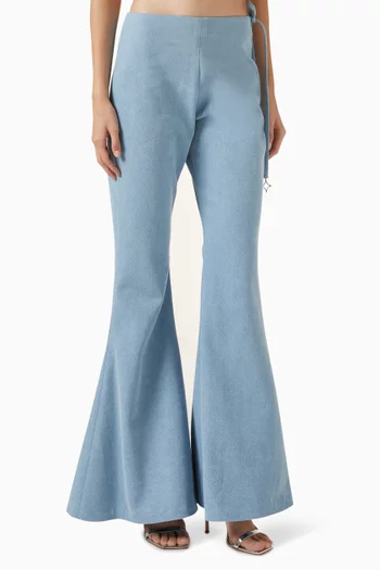 Flared Pants in Denim