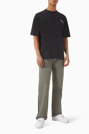 Cargo Zip Pants in Cotton