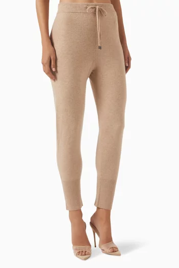 Drawstring Sweatpants in Wool-blend