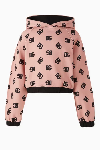 Logo-print Hoodie in Cotton