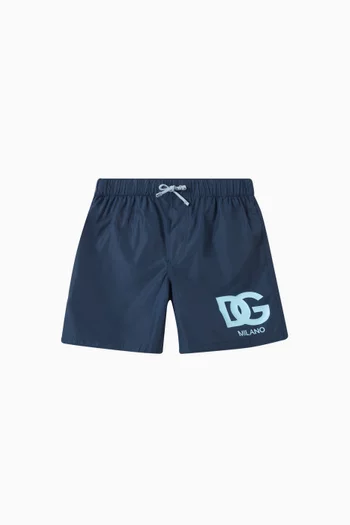 Logo-print Swim Shorts in Nylon
