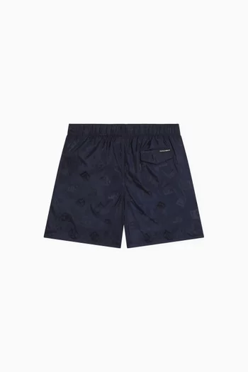 DG Logo Print Swimshorts