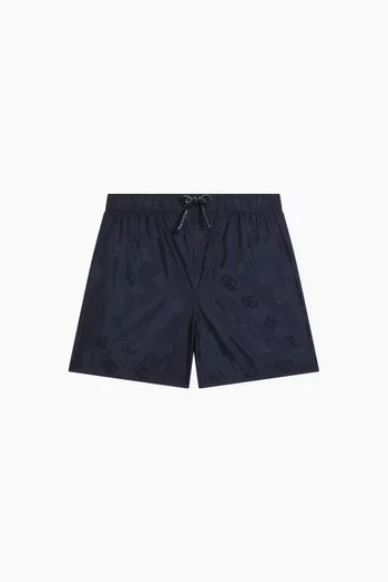 DG Logo Print Swimshorts