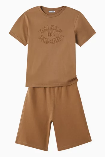 DG-embossed Sweatshorts