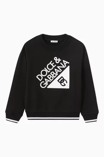 Logo Sweatshirt in Cotton