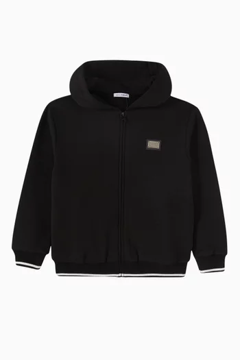Bandana-print Hoodie in Cotton