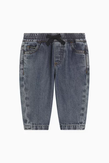Relaxed Jeans in Cotton-denim