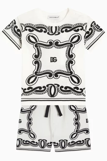 Bandana Print T-shirt in Cotton