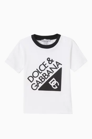 Logo-print T-shirt in Cotton