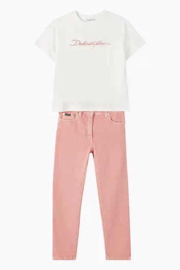 Logo T-shirt in Cotton