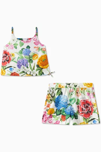 Floral Co-ord Set in Cotton