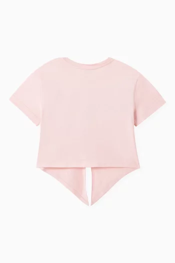 تي شيرت بعقدة قطن