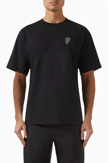 B-shield Logo T-shirt in Cotton