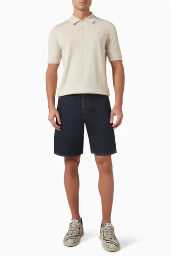 Polo Shirt in Wool-knit