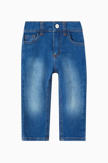 Straight-leg Jeans in Denim