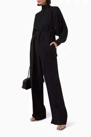 Maris Straight-leg Pants in Virgin Wool Blend