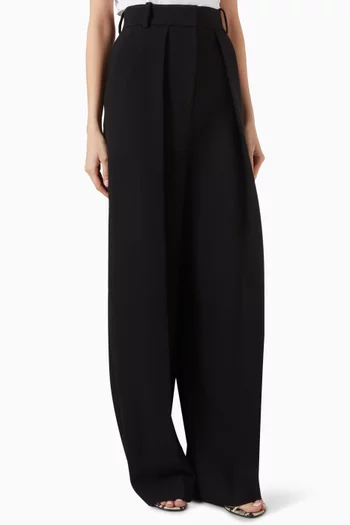 Maris Straight-leg Pants in Virgin Wool Blend