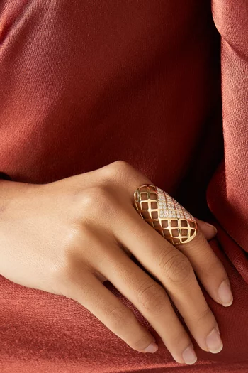 Skin Diamond Ring in 18kt Gold