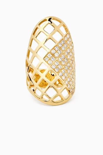 Skin Diamond Ring in 18kt Gold