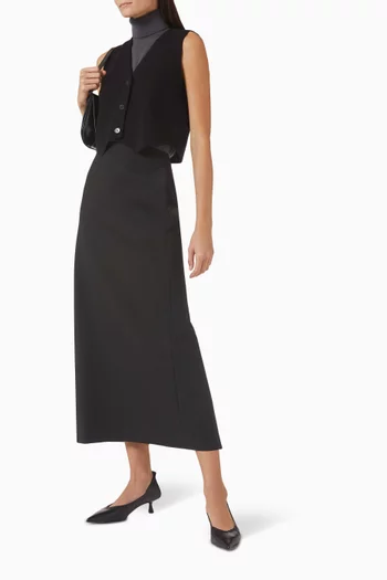 Straight Maxi Skirt