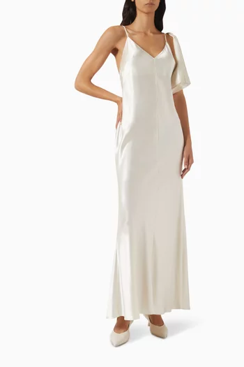 Cami Maxi Dress in Satin