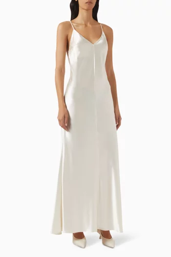 Cami Maxi Dress in Satin