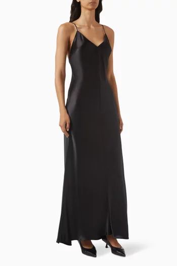 Cami Maxi Dress in Satin