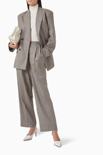 Stripe Pants in Wool