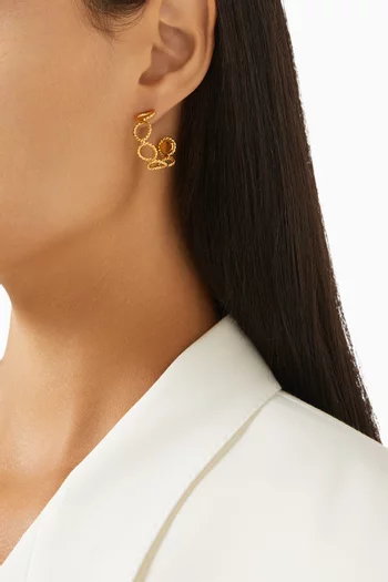 Aura Hoops in 24kt Gold-plated Brass