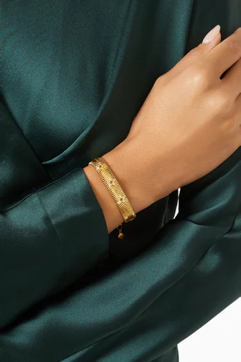Étoilé Bracelet in 24kt Gold-plated Brass