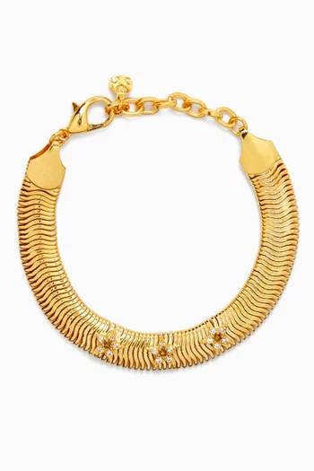 Étoilé Bracelet in 24kt Gold-plated Brass