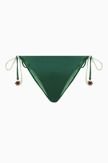Tie-up Bikini Briefs in Stretch Nylon