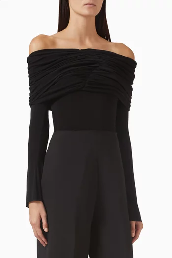 Dami Draped Off-shoulder Bodysuit