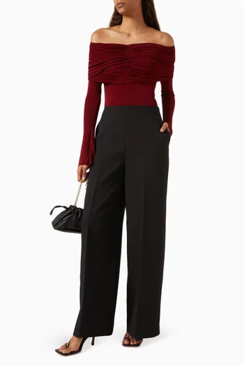 Dami Draped Off-shoulder Bodysuit