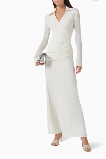 Saria Draped Dress