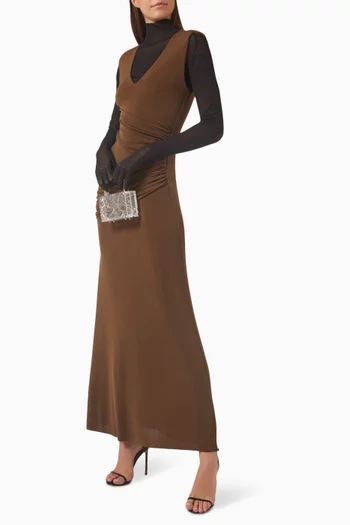 Iza Layered Turtleneck Dress
