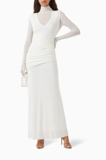 Iza Layered Turtleneck Dress
