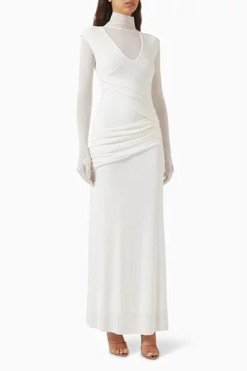 Iza Layered Turtleneck Dress