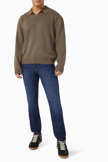 L'Homme Slim Jeans in Cotton