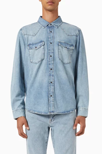 Western Shirt in Denim