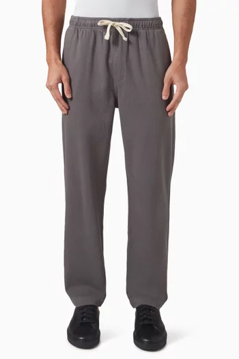 Travel Pants in Textured Terry Denim