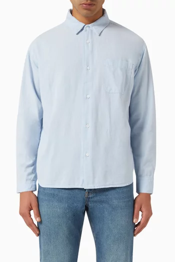 Button-up Shirt in Chambray