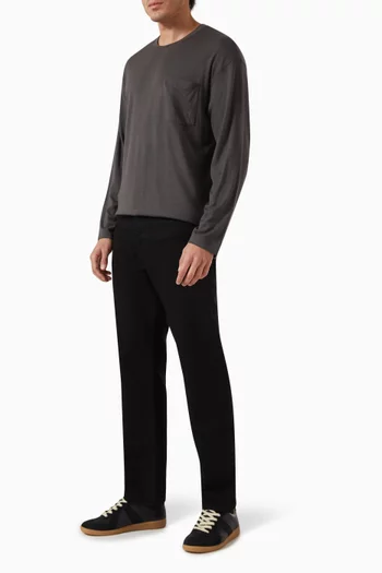 Long-sleeve T-shirt in Wool