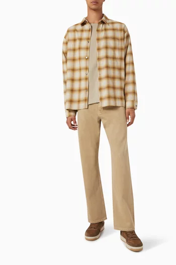 Lightweight Plaid Shirt in Cotton & Wool